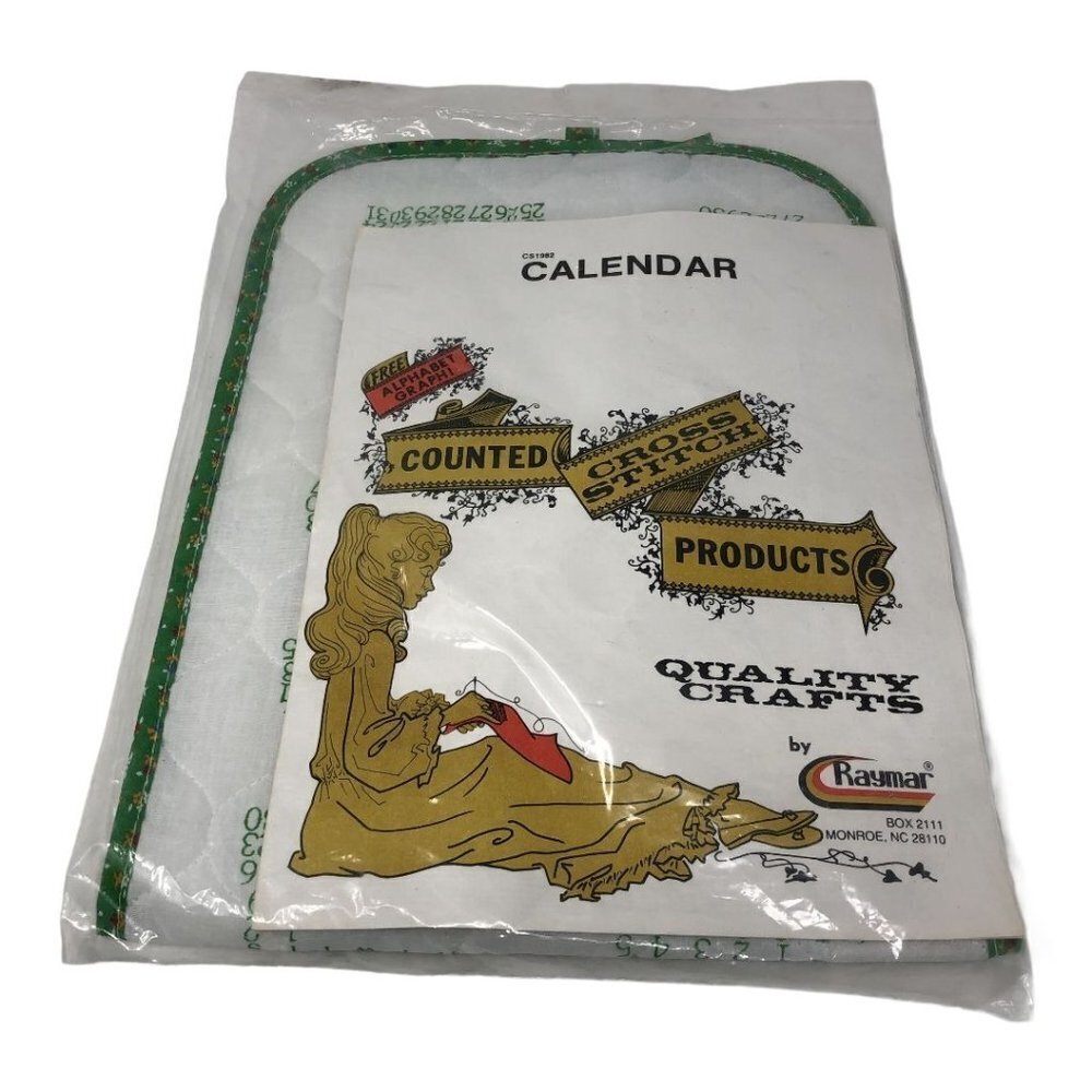 Vintage Raymar Counted‎ Cross Stitch 1983 Calendar - Unsewn in Original Package